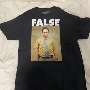 The Ripple Junction The Office Dwight “FALSE” Graphic Short Size Large
